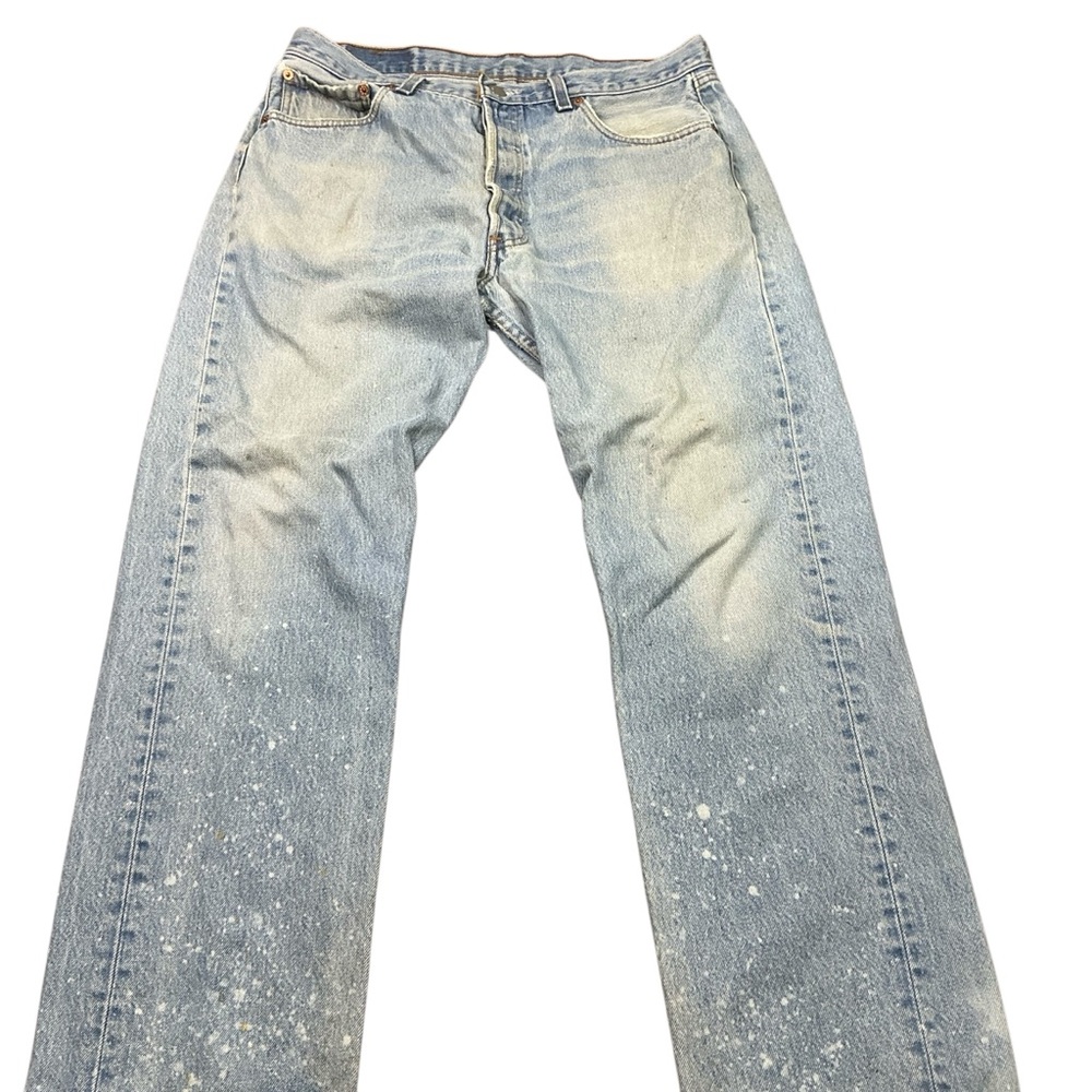 Vintage Levi’s 501XX button fly 90s straight leg jeans 33 x 29 USA made